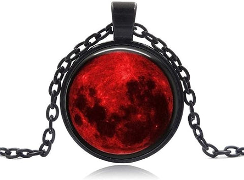 Blood Moon Pendant Necklace
