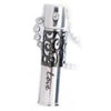 Black & Silver  Only Love  Vial Pendant Necklace filled with Pheromone