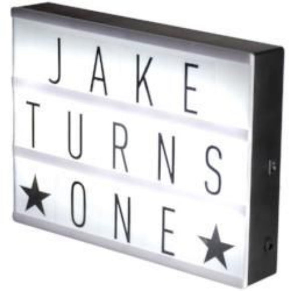 Cinema Light Box Sign - AttractionOil.com