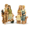 Country Romance Statues Duo