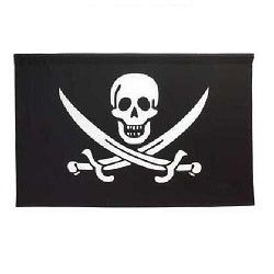 Jolly Roger Pirate Wall Banner - AttractionOil.com