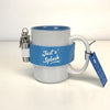 'Just a Splash' 16 oz Mug With 1 oz Stainless Steel Flask Attached