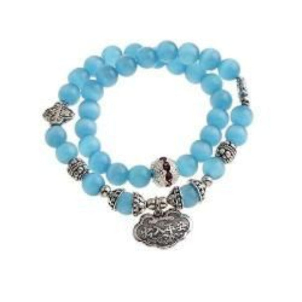 Malachite Stone Stretch Charm Bracelet - AttractionOil.com