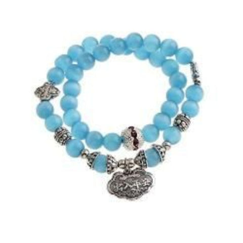 Malachite Stone Stretch Charm Bracelet - AttractionOil.com