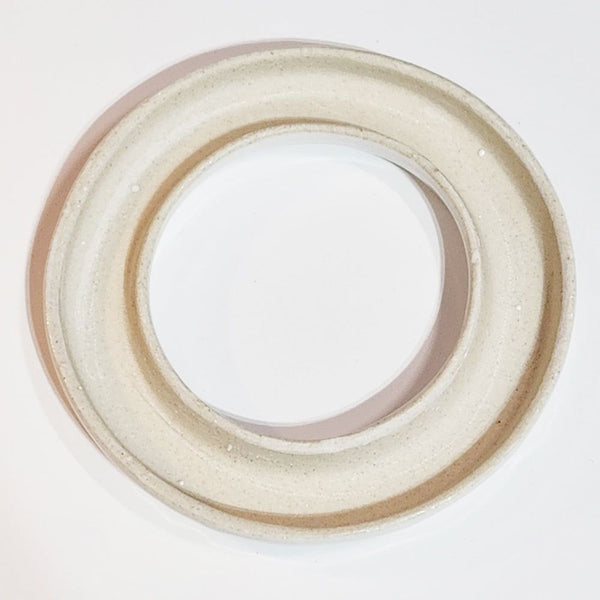 White Ceramic Light Bulb Oil Diffuser Ring AttractionOil.com