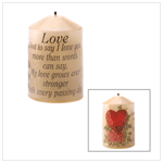 Poetic Love Mini Candle Candle Collection - AttractionOil.com