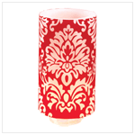 Red Filigree Wax Shadow Lantern Candle Collection - AttractionOil.com