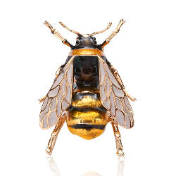 Enamel Bumblebee Brooch Pin