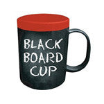 Chalk Board Coffee Mug (Red Band) Drinkware - AttractionOil.com