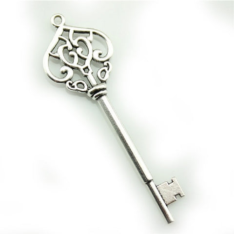 Silver Key Necklace  - AttractionOil.com