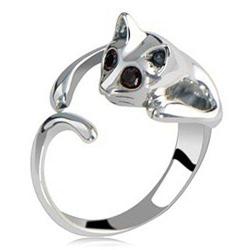 Silver Cat Ring Jewelry - AttractionOil.com