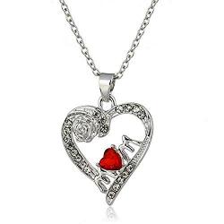 Rose Heart Mom Pendant Jewelry - AttractionOil.com