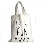 Let's Run Away' Carry Tote Bag