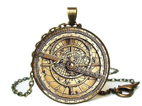 Steampunk Astrolabe Necklace Keychains - AttractionOil.com
