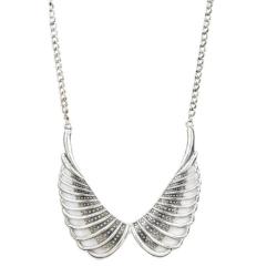 Silver Wings Necklace Jewelry - AttractionOil.com