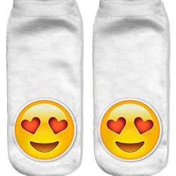Emoji Heart Eyes Ankle Socks Home Decor - AttractionOil.com