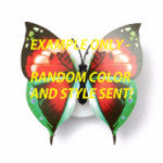 RANDOM Color/Style Butterfly Stick-on Color Changing Night Light Home Decor - AttractionOil.com