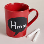 Chalk Talk Mug - Red Drinkware - AttractionOil.com