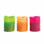 Fiesta Flameless Candle Trio Candle Collection - AttractionOil.com