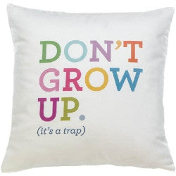 Don't Grow Up It's a Trap Decorative Throw Pillow
