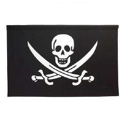 Jolly Roger Pirate Wall Banner