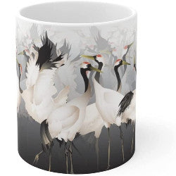 Lucky Cranes Ceramic Mug