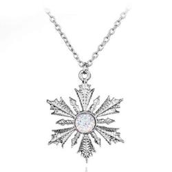 Snowflake Frozen Crystal Necklace