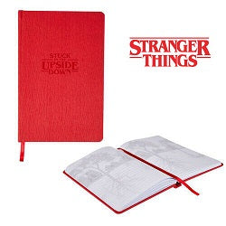 Stranger Things "Stuck in the Upside Down" Journal w Ribbon Bookmark